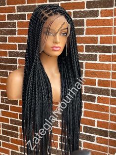 follow us on Instagram @zateglamourhair for more preferred styles medium knotless braided neatly and tightly done  for longterm use, all our braided wigs  are perfectly made to give you that perfect look you desire. Thanks for your support and patronage Braids Wigs For Black Women, Braided Wigs For Black Women Lace, Braided Wigs Styles, Clueless Wigs, Braided Wig Styles, Knotless Braided Wig, Wig Frontal, Affordable Human Hair Wigs, Braided Wigs For Black Women