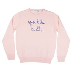 Light Blue Embroidery, Embroidered Sweaters, Quality Education, Blue Embroidery, Speak The Truth, Embroidered Sweater, Children In Need, The Truth, Hand Stitching