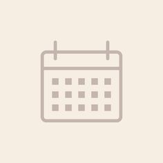 a calendar icon on a beige background