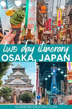 two day itinerary in osak, japan