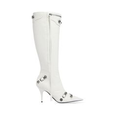 cagole 90mm boot Balenciaga Heels, Balenciaga Store, Balenciaga Sandals, Balenciaga Top, White Balenciaga, Balenciaga Leather, Black Balenciaga, Balenciaga Women, Balenciaga Black