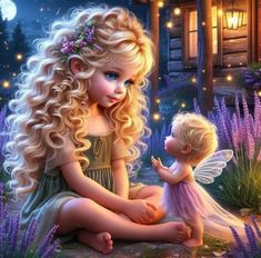 Magical Life, Fairy Artwork, Night Moon, Disney Fairies, Good Night Moon, Butterfly Fairy, Fairy Girl