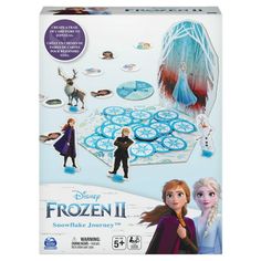 the frozen ii story book and activity set is shown in front of an advertisement for disney's frozen 2