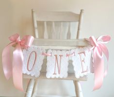 Chinoiserie Party, First Birthday High Chair Banner, First Birthday High Chair, Bow Theme, Birthday High Chair, First Birthday Banner, 1st Birthday Party Themes, 1st Birthday Themes