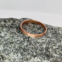 Copper Ring Size 6.5 Band Minimal Texture Rustic Hammered Pinkie Solid Handcrafted Made USA ▪️New Care Instructions: Your one of a kind copper ring is sealed with a clear protective coating that should keep your jewelry shiny for awhile. It is normal for the copper to patina to a dark brown when protective sealant is worn away, but can be brought back to original luster with jewelry polishing compound and sealed with clear nail polish or metal jewelry sealant. When exposed to air, chemicals, and elements, copper will tarnish and darken naturally. After contact with human skin where it will interact with air, sweat, oils, and lotions, it can leave a harmless blue/green mark on the skin depending on your body's acidity. Finger thumb index pinkie boho unisex festival classic woman man teen gi Minimal Texture, Coastal Jewelry, Polishing Compound, Finger Jewelry, Clear Nail, Hippie Chick, Clear Nail Polish, Jewelry Beach, Copper Ring