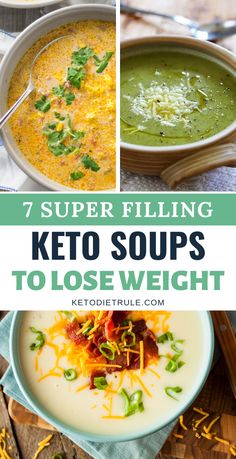 Keto Soup Recipes, Keto Soups, Boiled Egg Diet Plan, Keto Soup, Low Carb Soup, Low Fat Diets, Vegan Keto, Diet Help, Healthy Diet Plans