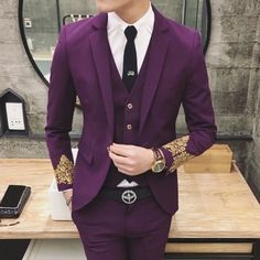 Costume Embroidery, Grey Slim Fit Suit, Wedding Suits For Men, Terno Slim, Blue Suit Men, Slim Fit Suit Men, Slim Fit Tuxedo