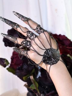 The price is for an accessory only, others are not included. Villain Accessories, Elf Knight, Armor Rings, Affogato Cookie, Finger Accessories, Skeleton Gloves, Steampunk Fashion Female, Steampunk Fashion Male, Sewing Things