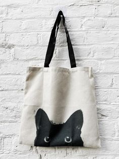 Cute Cat Tote Bag - send out a statement! Medium size 38x38cm / 30cm handles, great for everyday errands. Eco-Bags are vegan and fair-wage. Makes a great gift for yourself or a loved one! Printed on both sides. I strive to provide you with the best quality product we can. However, please note I'm doing my best to capture the colours of our items as accurately as possible, but there may be some variation from what you see on screen. Once the order has been dispatched, shipping times are as follow Self Gift, Cat Tote Bag, Eco Bags, Cats Tote Bag, Hippie Bags, Cat Tote, Beautiful Handbags, Eco Bag, Bag Canvas