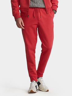 180-4267-882921827412 Regular fit Elastic waist with ties Two side pockets Back pocket Elastic cuffs Pony logo embroidery Composition: 58% polyester, 42% cotton Color: red Embroidery Composition, Mens Dress Socks, Sports Pants, Active Wear Pants, Street Outfit, Pants Design, Big Men, Logo Embroidery, Sport Pants