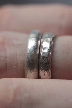 Handmade Silver Ring with etched or hammered surface R0026 | Etsy Hammered Silver Stackable Promise Rings, Silver Hammered Stackable Promise Rings, Silver Stackable Hand-cast Rings For Anniversary, Silver Hand Cast Stackable Rings For Anniversary, Unique Hammered Silver Stackable Rings, Unique Silver Stackable Rings With Hammered Detail, Silver Hammered Stackable Rings As Gift, Silver Hammered Stackable Rings For Gift, Minimalist Silver Engraved Hand-cast Ring