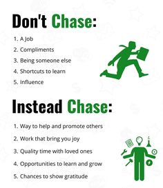 a poster with instructions on how to use chase