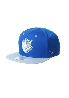 Wear your Billikens style with pride in this Saint Louis Billikens  Blue Z11 Snapback Hat! This SLU Snapback Hat features a front embroidered team logo on a structured polyester crown with flat visor and adjustable closure. Go Bills! Z-Wool 6 Panel Shape, Flat Bill, 2 Colored Snapback Closure, Raised Embroidery Team Logo, One size fits most, Structured crown, 100% Polyester, 4 Go Bills, Saint Louis University, Mens Snapback Hats, Raised Embroidery, Z Logo, Saint Louis, Fan Gear, Snapback Hat, Snapback Hats