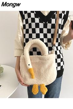 Shipping: Worldwide Express Shipping AvailableDelivery time: 7-15Days Fast ShippingReturns: Fast refund, 100% Money Back Guarantee.Brand Name: IMYOKHandbags Type: Shoulder BagsTypes of bags: Handbags Crossbody bagsMain Material: plushLining Material: PolyesterShape: Casual TotePlace Of Origin: SHAN DONG ProvinceOrigin: Mainland ChinaHardness: SOFTPattern Type: CartoonInterior: Cell Phone PocketDecoration: NONEExterior: NONEOccasion: VersatileClosure Type: zipperGender: WOMENStyle: CasualModel Nu Goose Bag, Eco Makeup, Faux Fur Handbag, Bags Cute, Fur Handbags, Sac Week End, Cute Tote Bags, Mini Tote Bag, Casual Tote