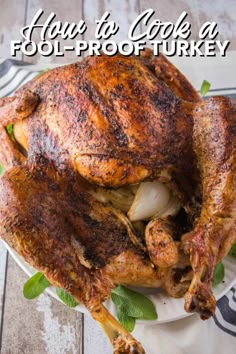 how to cook a fool - proof turkey