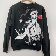 Disney Sweatshirt Nightmare Before Christmas Light Up Black Womens Xs See Pictures For Measurements Condition: New With Tags, See Pics For Details. No Flaws Noticed. Black Disney Sweatshirt For Winter, Disney Character Print Black Sweatshirt, Black Disney Winter Sweatshirt, Black Disney Sweatshirt For Streetwear, Black Disney Character Print Sweatshirt, Black Christmas Sweatshirt For Streetwear, Halloween Pjs, Disney Sweatshirt, Brown Sweatshirt