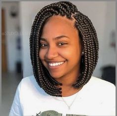 This Wigs item by ULANGLOFASHION has 2 favorites from Etsy shoppers. Ships from United States. Listed on 25 Jul, 2024 Braids Bob Style, Bob Box Braids Styles, Short Bob Braids, Box Braids Bob, Bob Braids Hairstyles, Short Box Braids Hairstyles, Short Box Braids, Bob Braids, Wig For Black Women