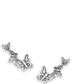 James Avery Dancing Butterfly Climber Earrings | Dillard's James Avery Earrings, James Avery Rings, Attention Grabber, Jewelry Wishlist, Flying Together, Sterling Silver Jewelry Earrings, Multiple Ear Piercings, Ear Climbers, Climber Earrings