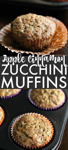 some muffins are sitting in a muffin tin