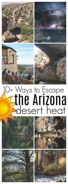 the arizona desert has many different places to see