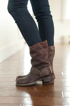 #Frye Veronica Short boot! Available at Bliss! Got the boots, now I just need the wardrobe! Frye Veronica, Short Boot, Frye Boots, Cute Boots, Boot Bag, Crazy Shoes, Shoe Obsession, Boots Outfit, Short Boots