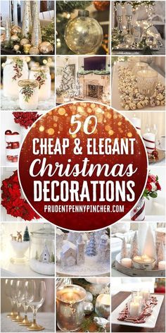 50 cheap and elegant christmas decorations that are perfect for any holiday party or special occasion