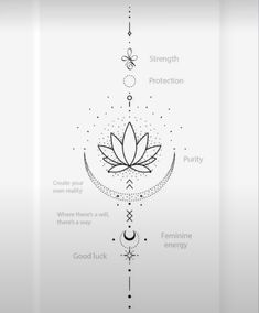 the seven chakras with their corresponding symbols in each one's body, and two