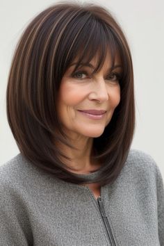 28+ Shag Haircuts Over 50 15 Hair Older Women Over 50, Haircut Dark Hair, Eva Longoria Hair, Rich Chocolate Brown Hair, Haircuts Over 50, Long Hair Older Women, Hair Older Women, Layered Curls, Short Shag Haircuts