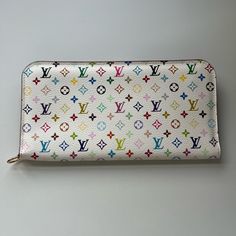 Brand New, Never Used. In Pristine Condition. Super Rare Find! Comes With Original Tags And Felt Bag, No Box. Style Number: M60445 Date Code: Ca5114 Louis Vuitton Multicolor, Bags Louis Vuitton, Felt Bag, Louis Vuitton Bags, Louis Vuitton Bag, White Color, Pink White, Bag Lady, Felt