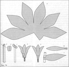 the paper flower is cut out and ready to be used in crafts or other projects