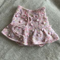 Knit popcorn skirted bummies confetti skirt baby girl easter | Etsy Baby Boy Cardigan