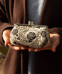 We know you wanna. Crafted with Rose Weaved fabric by our Japanese bag Gamaguchi (Clasp pouch) Artisan from Kyoto. It is weaved in the "Fukureori" style which has an uneven surface that gives a three-dimensional design. Easy to carry, open and see what's inside. This kiss lock purse is not only super stylish, but will also keep your entire makeup collection organized and clean. ★Colors★•Black Base: Quit beating around the bush type of pouch•Light Beige Base Black: I get what I want darling•Gold Weaved Fabric, I Get What I Want, Vibe Pink, Kiss Lock Purse, Rose Purse, Clasp Bag, Japanese Bag, I Love Myself, Fabric Purses