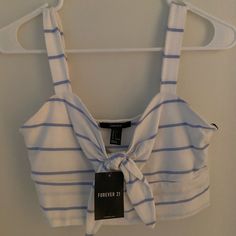 Brand New With Tags :) Cheap Blue Zara Tank Top, Forever21 Tops, Forever 21 Tops, White Blue, Forever 21, Blue White, Color Blue, Blue And White, Tank Top