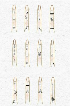 the different sizes and shapes of scissors are shown in this drawing, which shows how to use them