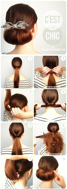 Easy Updo, Wedding Hair Inspiration, Hair Updo, Cleaning Tips, Hair Updos