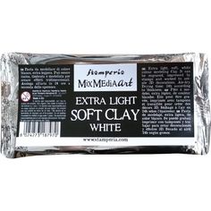 an extra light soft clay white soap bar