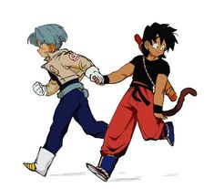 Trunks And Goten, Trunks Super Saiyan, Vegeta And Trunks, Dbz Funny, Goten Y Trunks, Heroic Age, Dragon Z, Dbz Art, Anime Dragon Ball Goku