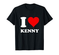 PRICES MAY VARY. I Love Kenny Lightweight, Classic fit, Double-needle sleeve and bottom hem Love T Shirt, Red Heart, Branded T Shirts, Top Styles, Fashion Branding, I Love, T Shirts, Red, T Shirt