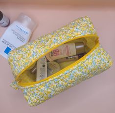 "♥-A great gift for yourself, friends, neighbors and your lovely mom! These cute and floral makeup bags will help you in many ways. You can put your makeup in this toiletry bag when you are at a party or out. You can make a loved one happy by gifting it to a friend. If you are going to travel, you can put your cosmetic bag in your suitcase and prevent your make-up materials from being messy.🌸 Production time: My makeup bags are usually in stock, but if they are out of stock, I try to sew them quickly for you in 1-3 working days, depending on the density.  cute design and fabric. FEATURES -100%cotton fabric -Boxy zipper pouch, fully lined, no unfinished edges . -Perfectsize for your bulky cosmetic or skin care. -Machine washable on gentle and leave it dry naturally. All makeup bags are han Cute Cosmetic Pouch Bag Perfect For Gifts, Cute Pouch Cosmetic Bag As Gift, Cute Gift Cosmetic Pouch Bag, Cute Rectangular Cosmetic Storage - Ideal Gift, Cute Rectangular Cosmetic Storage Gift, Cute Rectangular Cosmetic And Toiletry Storage Gift, Cute Cosmetic Bag With Zipper Pouch, Cute Rectangular Zipper Pouch For Cosmetics And Toiletries, Cute Zipper Pouch Cosmetic Bag