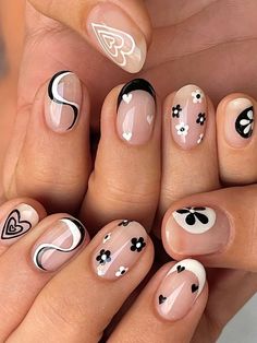 Summer Nail Color, Membentuk Alis, Nail Color Trends, Edgy Nails, Nail Swag, Short Nail Designs, Toe Nail Art