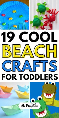 Beach crafts for toddlers spark the imagination. Dive into easy beach-themed crafts like sand art projects and seashell crafts for kids. Create lasting memories with ocean slime and beach ball painting. From sun crafts and sand crafts to paper plate beach scenes, these summer crafts and activities are ideal for summer learning and fun. Let your toddlers enjoy making seashell picture frames and homemade fish kites. And also make crab crafts and a variety of other DIY summer crafts. Beach Art Projects For Toddlers, At The Beach Crafts For Preschoolers, Beach And Ocean Crafts For Toddlers, Breaker Rock Beach Preschool Crafts, Beach Ball Craft, Beach Crafts For Toddlers, Seashell Crafts For Kids, Summer Crafts And Activities, Guatemala Crafts