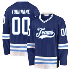 a hockey jersey with the name and number on it, that says your name is 00