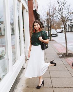 Freesia | The Nue Look (@thenuelook) • Instagram photos and videos Nye Outfits, Holiday Wear, Holiday Looks, Favorite Holiday, Holiday Outfits, Blog Post, Midi Skirt, Blog Posts, Festival