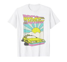 PRICES MAY VARY. Officially Licensed Back To The Future Apparel 19NVBF00016A-001 Lightweight, Classic fit, Double-needle sleeve and bottom hem Back To The Future Doc, Back To The Future Delorean, Doc Brown, Michael J Fox, J Fox, Cartoon T Shirt, Michael J, Cartoon T Shirts, Back To The Future