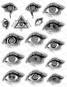 Cool Eye Designs, 3rd Eye Drawing, Creepy Eye Drawing, Demon Eyes Drawing, Trippy Eye Tattoo, Trippy Eyes Drawing, Spooky Halloween Art, Tattoo Bunt, Digital Line Art Cool Eye Designs, Demon Eye Drawing, 3rd Eye Drawing, Sheet Art, Surreal Tattoo, Creepy Eyes, Dark Art Tattoo, Tattoo Art Drawings, Eye Tattoo