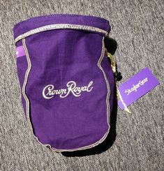 "Deluxe version of the popular Crown Royal chalk bag. Same fleece lining, drawstring skirt closure etc. But has a zippered pocket on the back side.  Bag is approx. 7-1/2\" deep x 5\" diam top opening. Pocket measures roughly 6 x 3 in and will accept many cell phones." Poughkeepsie Ny, Chalk Bag, Drawstring Skirt, Chalk Bags, Sports Bags Gym, Side Bag, Sports Gym, Gym Bags, Team Sports