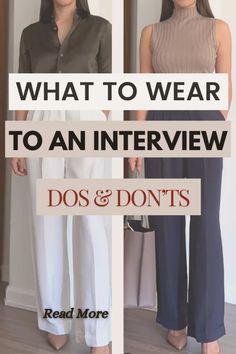 Wondering what to wear for a job interview? Not to worry, this guide will show you the dos and dont’s on getting that perfect interview outfit! Summer Interview Outfits Women, Corporate Business Casual, Professional Convention Outfit, Interview Outfit Jeans Casual, Dresses For Interview Women, Ladies Interview Outfit, Law Office Interview Outfit, Final Interview Outfit, Interview Outfit Women Teacher