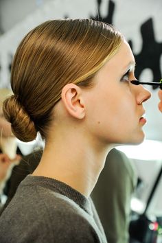 Diane Von Frustenburg catwalk had buns galore. Pretty Buns, 2014 Hair Trends, Winter Shoot, Competition Hair, Sleek Hair