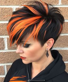 Short Hair Color Ideas Unique, Choppy Lob, Fall Hair Colors Copper, Fox Hair Dye, Funky Hair Colors, Choppy Cut, Highlight Ideas, Medium Hair Styles For Women