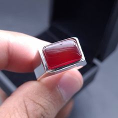 High quality Blood Red Yemeni aqeeq ring Akik Ring agate ring mens gemstone ring Formal Agate Gemstone Rings, Agate Gemstone Rings For Formal Occasions, Classic Agate Gemstone Rings, Classic Agate Rings For Formal Occasions, Agate Gemstone Signet Ring For Anniversary, Classic Chalcedony Rings As Gift, Aqeeq Ring, Mens Gemstone Rings, Ring Mens